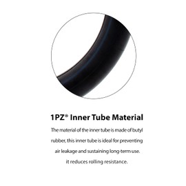 1PZ UK1-2TB 2 Pack of Inner Tube 12 1/2 x 2 1/4 (12.5 x 2.25) Bent Valve Suitable for Nipper Pushchairs Bike Wheel Tyre Tire