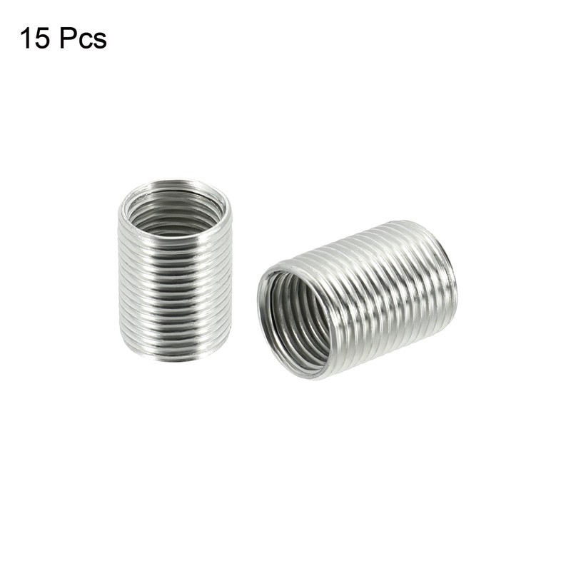 sourcing map Pack of 15 Thread Reducing Nuts Insert M12