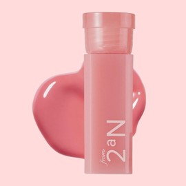 2AN Mini Glaze Bouncing Lip Tint, 02 Rosy Mocha, 1 piece / 투에이엔 미니 글레이즈 바운싱 립틴트, 02 로지 모카, 1개