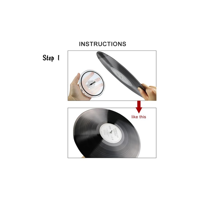 Protected Vinyl Record Label Protector Acrylic Glass