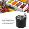 63mm Spice Grinder Hand Operated Zinc Alloy Spice Grinder Spice