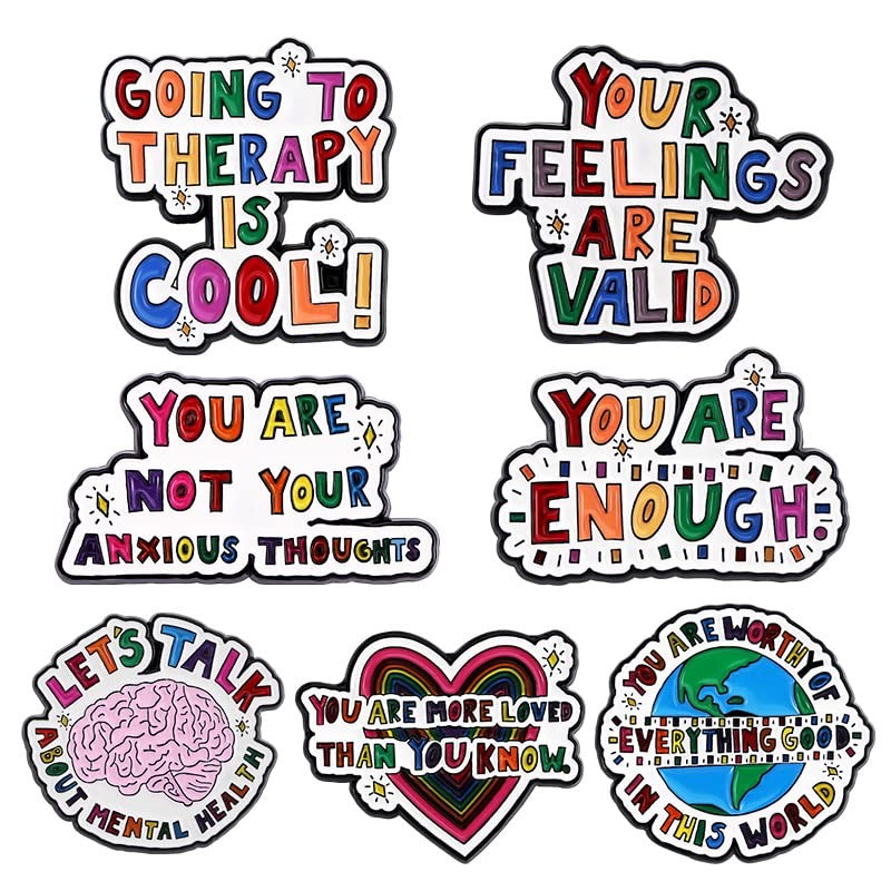You Are More Loved Than You Know. Colorful Letter Enamel