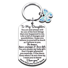 Daughter Gifts from Mom Dad, To My Daughter Inspirational Gifts for Girls, 16th Birthday Gifts for Daughters 18th 21st Birthday Graduation Wedding Gifts Christmas Stocking Stuffer for Daughter