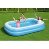 H2OGO! Blue Rectangular 8'6" Inflatable Family Pool | Perfect for