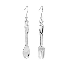 Pendientes colgantes con forma de corazón con tijeras, estilo punk, infinito, con forma de corazón, para mujeres, peluquería, joyería de moda para regalos, estrás,