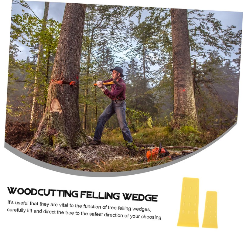 ORFOFE Plastic Tree Felling Wedges 4pcs Set for Logging and
