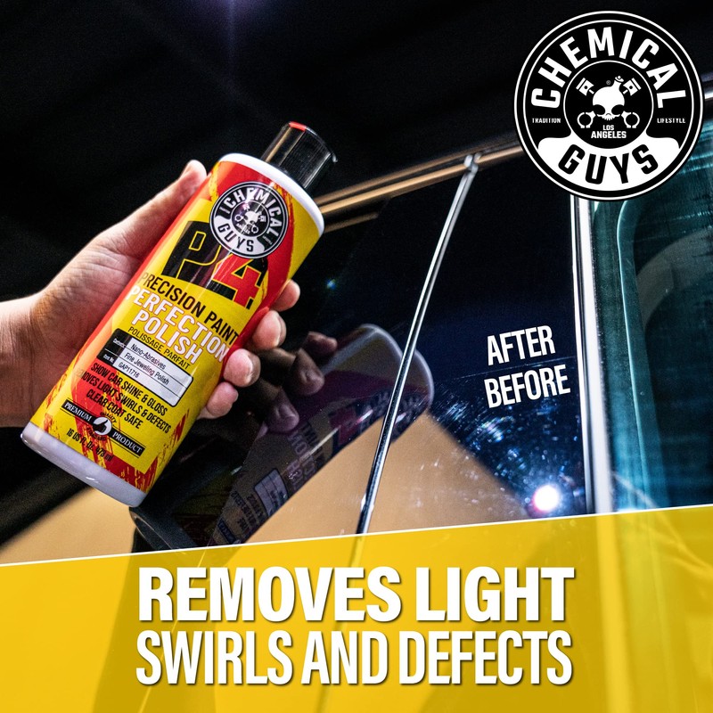 Chemical Guys C4 & P4 Clear Cut Correction Compound and