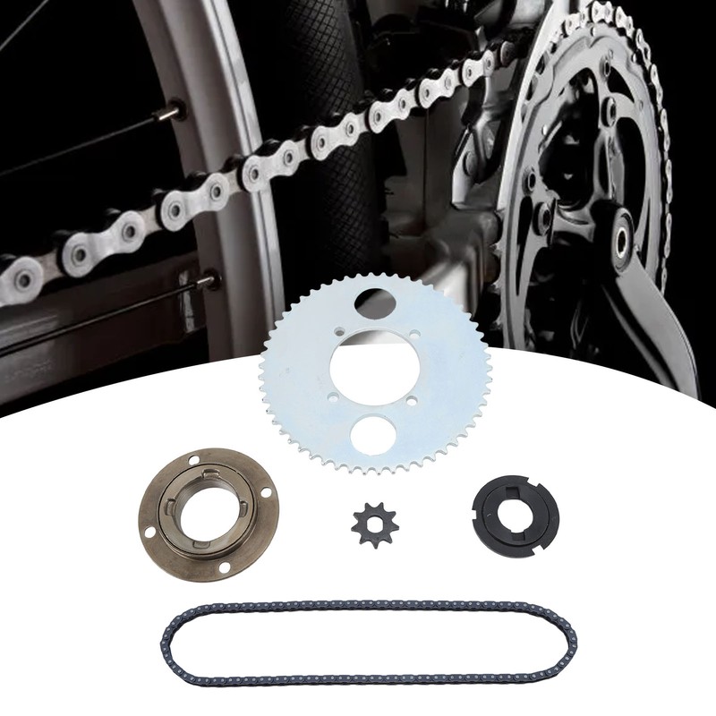 T8F Chain Sprocket Kit Steel 116 Link Drive Chain with