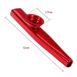 Anpro 6-Pack Metal Kazoos with 6 Membrane Flute Kazoos Musical Instruments