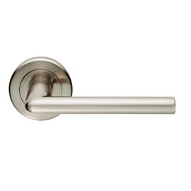 Carlisle Brass Serozzetta SZR010SN Dieci Lever On Rose (Pair) - Satin Nickel