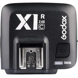 Godox X1R-C E-TTL Wireless Flash Trigger Receiver for Canon, 2.4G 1/8000s HSS Wireless Remote Flash Receiver for X1C Transmitter Compatible for Canon Cameras, 5 Groups and 32 Channels (Receiver)