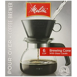 Melitta 36 oz. Pour Over Coffee Brewer, Black