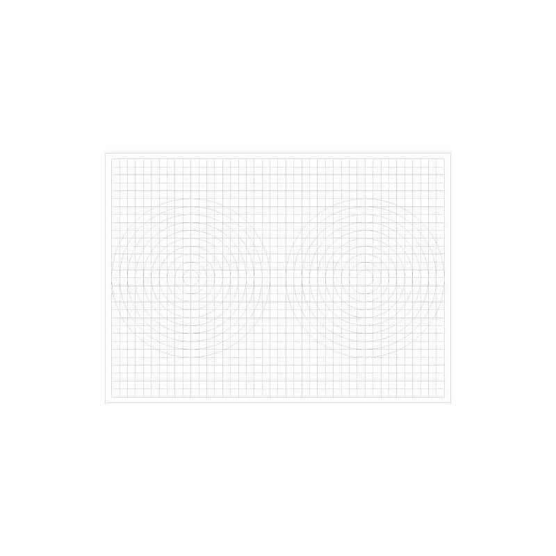 Grid Simulated Paper 50 Sheets Roll White p150j – W