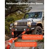 Triple Reinforced 3-Inch 8-Foot Recovery Tow Strap 36,000 Lbs Break