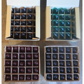 GKI 100 Green Blue Red Purple C7 Christmas replacement Bulbs translucent GKI