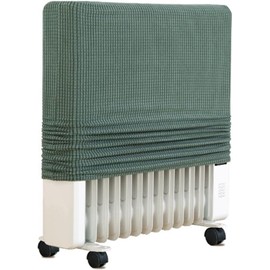Washable Radiator Cover, Oil-Filled Radiator Heater Dust Cover, Breathable Fabric, Minimalist Design, Green (35.4in x 25.4in)