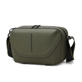 peacechaos Compact Waterproof Camera Sling Bag for DSLR Lens Cameras with Tripod Holder, Adjustable Strap, and Removable Dividers - Ideal for Travel & Outdoor Photography