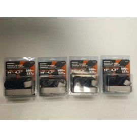 Keeper 05514 Foot Ratchet Tie Down with S-hooks 14' x 4.3m, 500 Lbs., Case of 4