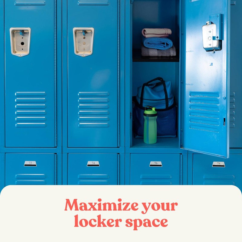 Home in Bold Metal Adjustable Locker Shelf | Heavy Duty