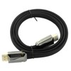 1.5m Braided Flat HDMI Cable High Speed with Ethernet HEC
