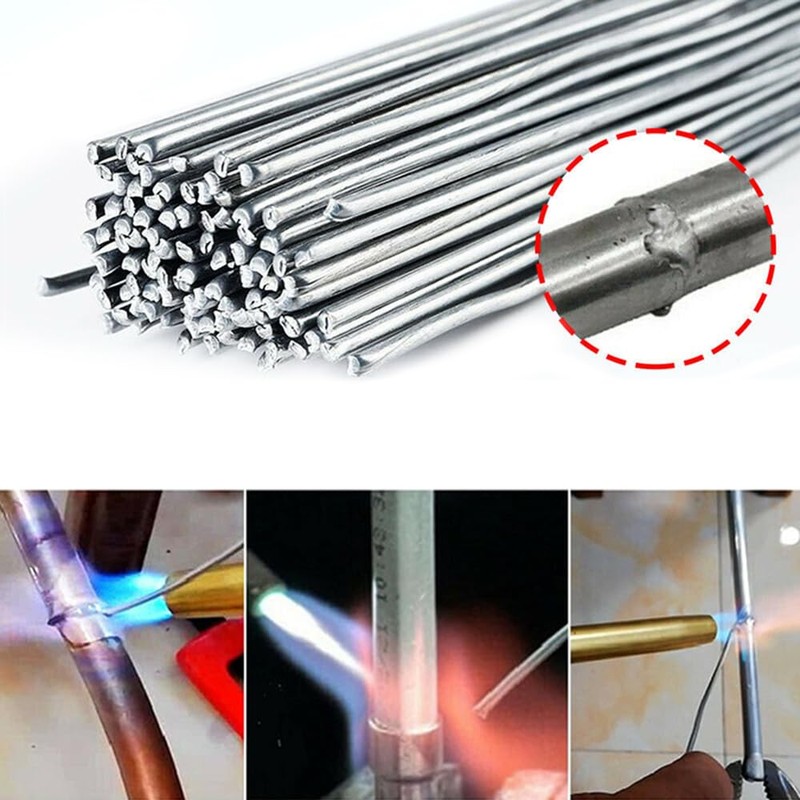 50Pcs Aluminium Low Temp Welding Rods Easy Brazing Stick Durable