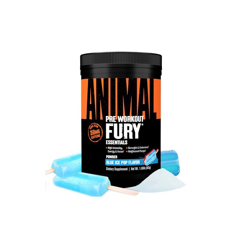 Animal Animal fury pre workout powder supplement - energize your