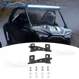 RI For 2022-2025 Polaris RZR Pro R 42" Curved Roof LED Light Bar Mounting Brackets