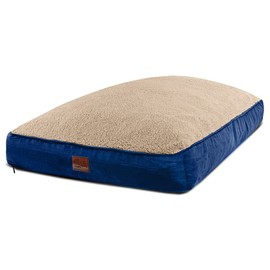 Floppy Dawg Extra Large Dog Bed with Removable, Machine Washable Cover and Waterproof Liner. Classic Pillow Stuffed with Orthopedic Memory Foam Blend. Made for Big Dogs up to 100 Pounds or More.