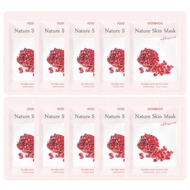(10 Sheets) Food A Holic Nature Skin Pomegranate Mask Pack / (10매)푸드어홀릭 네이처스킨 석류 마스크팩
