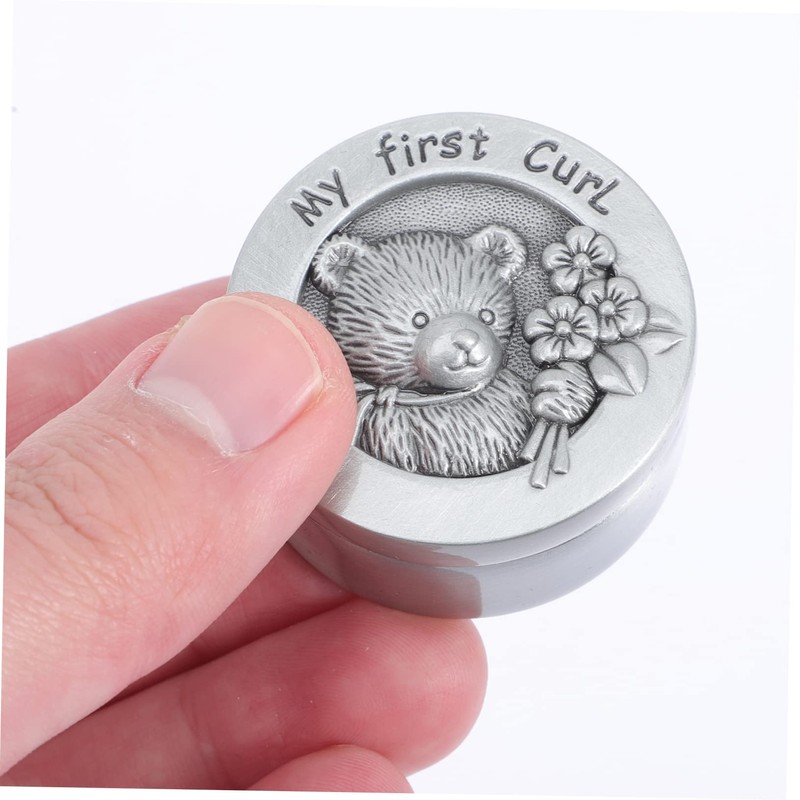 KOMBIUDA Fetal Hair Box Premium Keepsake Case for Memories Cute