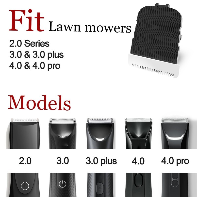 SUPERNB 3 Pack Replacement Blade Head for Manscapes Lawns Mowers