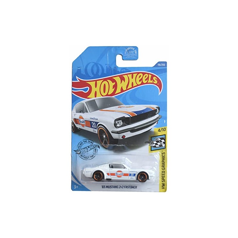 Hot Wheels '65 Ford Mustang 2+2 Fastback, HW Speed Graphics