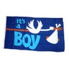 It's A Boy. – Weatherproof, Flag with Flag, Multi, 150 x 90 x 1 cm