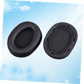 KICHOUSE Wh-h900n Earphone Pads Replacement Sponge Ear Cushions for Mdr-100abn Comfortable Headphone Accessories Black