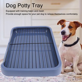 AYNEFY Dog Toilet - Removable Mesh Training Pad Holder with Shovel and Stable Pee Pad for Indoor Puppy Potty Training