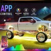 usparts888 8Pods RGB LED Rock Light Kit Underglow Wheel Light