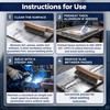 E4043 Aluminum Welding Rods 1/8"x14", 0.33LB Stick Electrodes for Aluminum