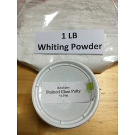 Lead Cement Putty (1/2 Pint) & Whiting Powder (1 LB) Stained Glass Supplies