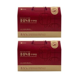 종근당건강 홍삼녹용 프리미엄 50ml x 30포 x 2박스 Jonggeundang Health Red Ginseng Deer Antler Premium 50ml x 30 Pouches x 2 Boxes