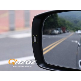 GAZOZ PERFORMANCE Exterior Accessories - Side Door Mirrors Assistant Turn Tunnel Signal Light Indicators Clear Compatible with WRX/STI VA 2015-2021 & 2015-2017 Crosstrek