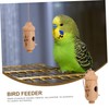 CAXUSD Outdoor Wooden Bird Feeder Hanging Hummingbird Feeder for All