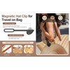 Magnetic Hat Clip for Travel on Bag,Strong Magnetic Silicone Adjustable