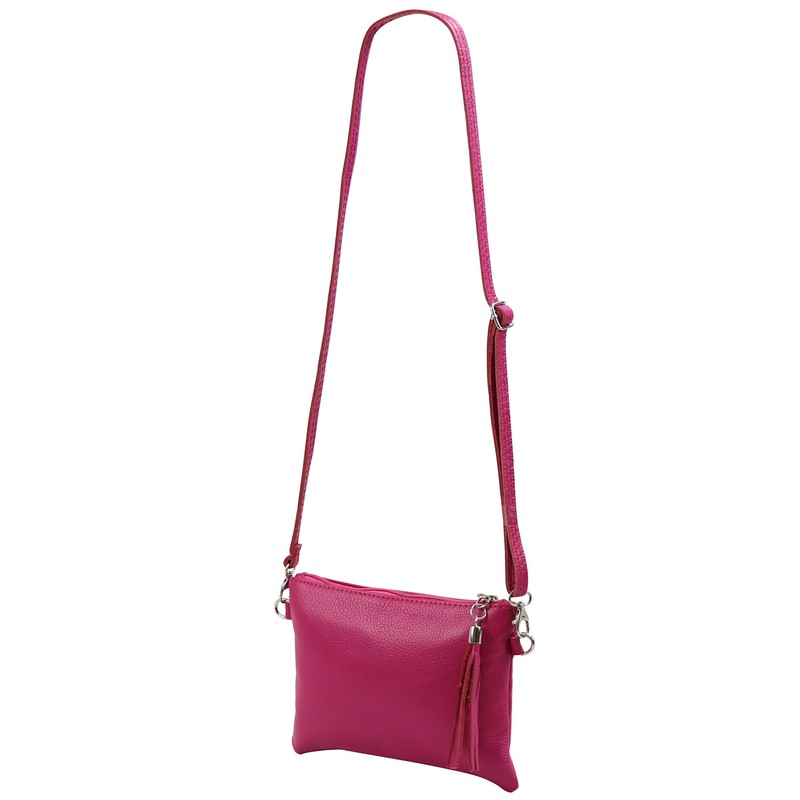 SH Leder Real Leather Shoulder Bag, Clutch Bag, Small Evening
