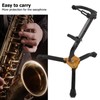 Alto Sax Stand Set Metal Holder Rack Saxophone Cleaning Kit