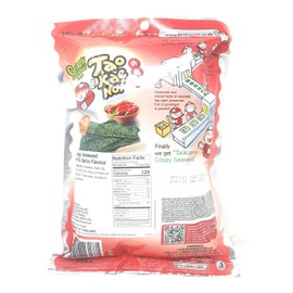 Tao Kae Noi Crispy Seaweed Hot & Spicy Flavor 32g, 3 Pack
