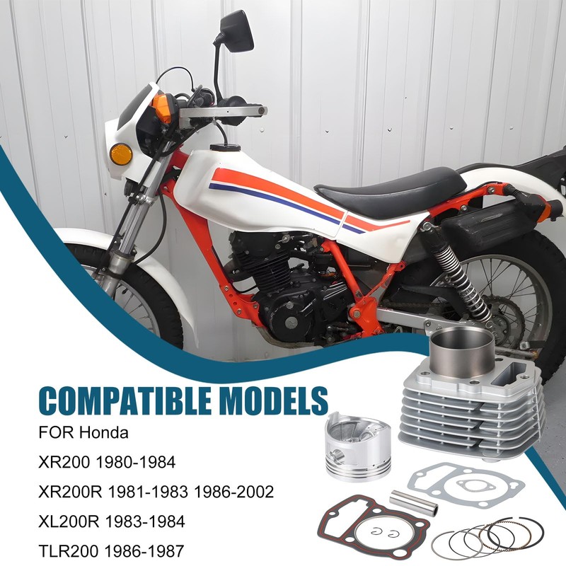 Top End Rebuild Kit Cylinder 63mm STD Pistion Gasket for