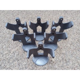 (6x) Spray Can Rack, (Magnetic) Holder Wall Mount for aerosol, paint, cleaners