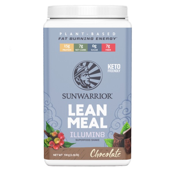 Sunwarrior Lean Meal Illumin8 Meal Replacement (720g), Chocolate