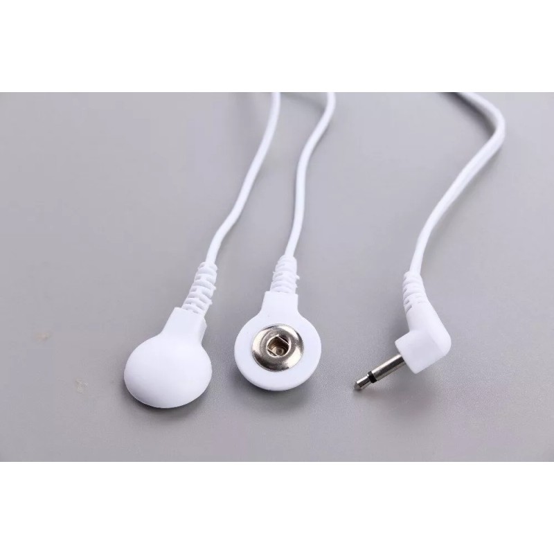 Smart Choices Cable Electrodos 2 Salidas Y Plug De 2.5mm