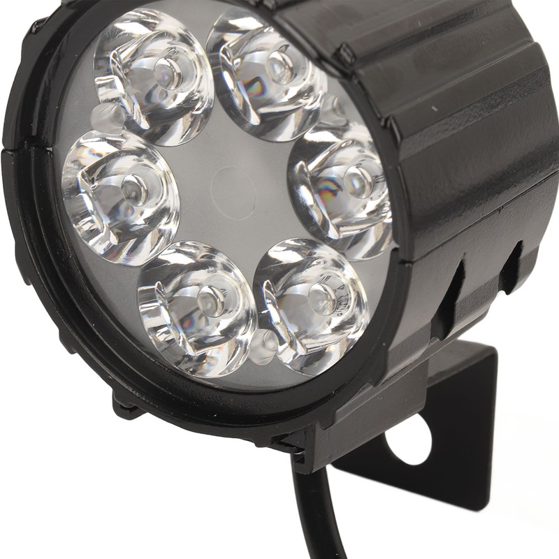 Cycling Horn Headlamp Waterproof 12‑72V Aluminum Electric Bike Front Light